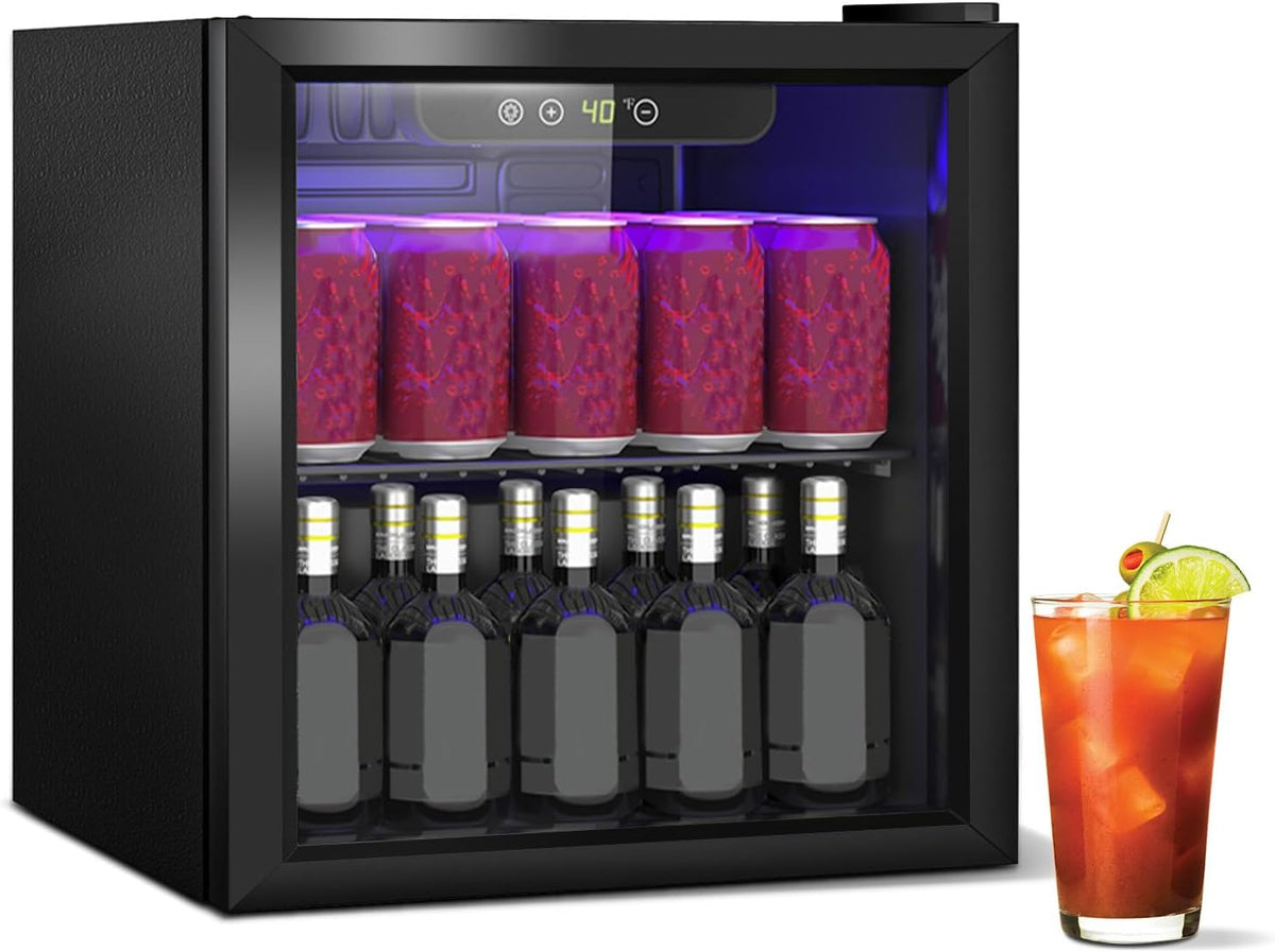 Minilodówka DollarDash, mała lodówka, 40 l, Biały – Lodówka 40 l, wymienny, lodówka do napojów