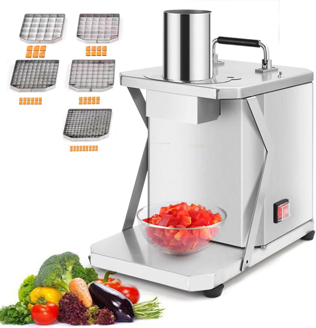 Fry Aredwhiterui – 200 W, 75 kg, 32 x 21 x 39 cm, Srebrny – Cantines, Deser Shops, dla restauracji, 200 W elektryczny