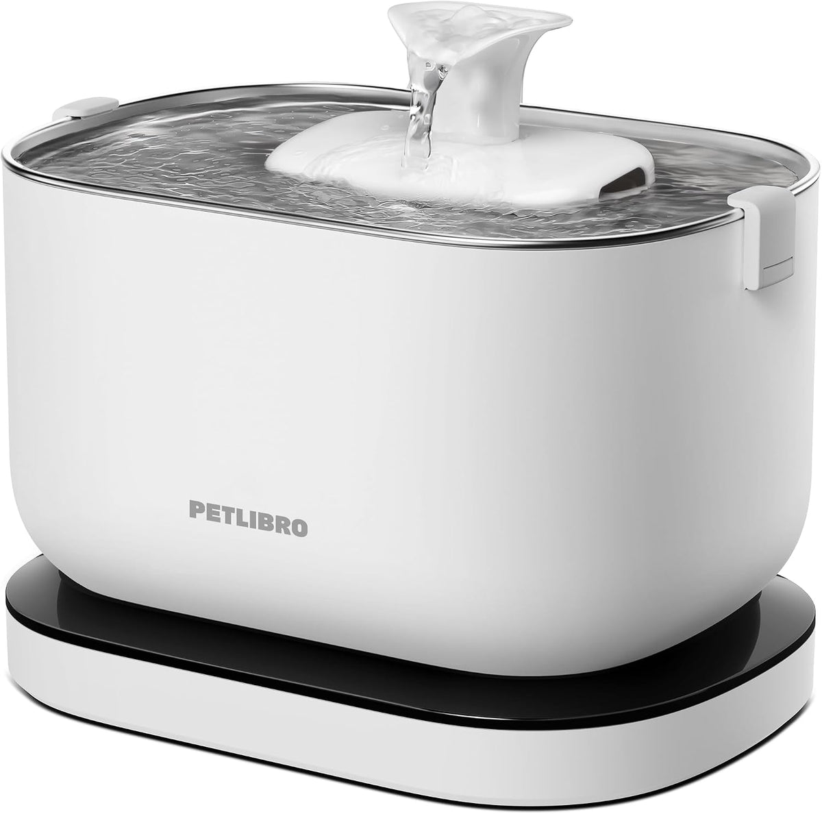 PETLIBRO Fontanny, 5 l, 23 dB, 50 cm – Biały, Wi-Fi, praca bezprzewodowa, 5000 mAh Dystrybutor – Bateria, Czujnik, Ciche, bezprzewodowe