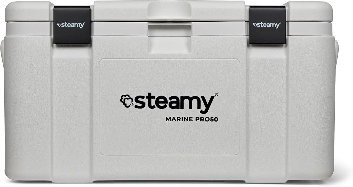 Steamy Lodówka turystyczna – 50 litrów, 50 mm, Biały, Marine Pro 50 – biała
