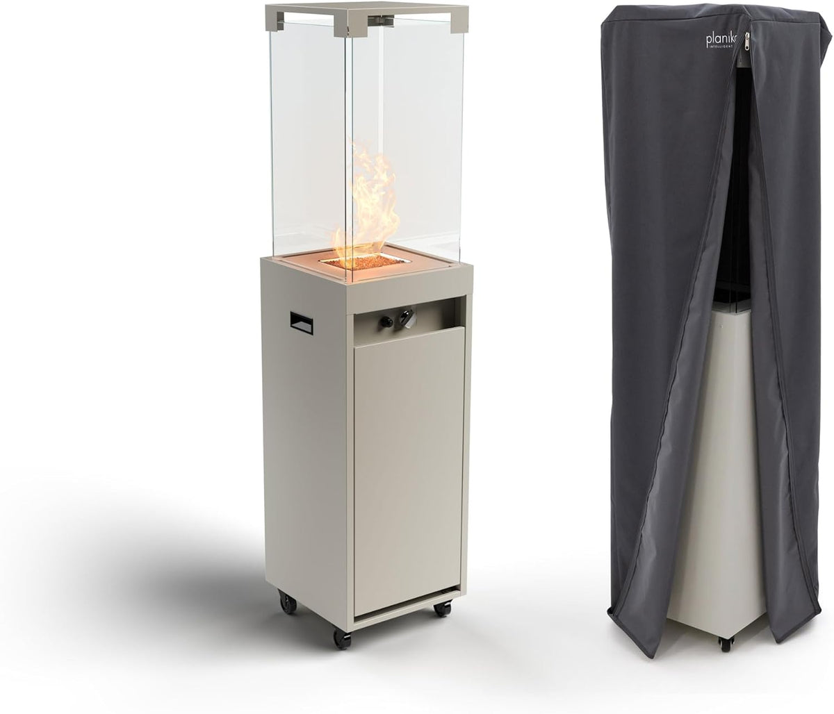 Grzejnik elektryczny Planika – 8 kW, 0.5 kg, Szary, przenośny – zewnętrzny