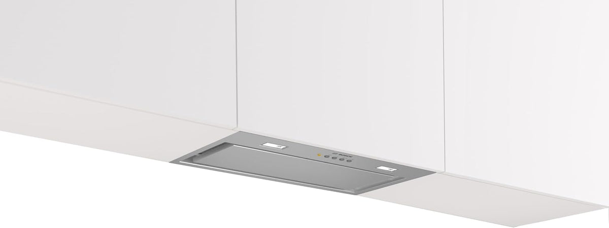 Bosch Okap kuchenny, DLN56AC50, 52 cm, Srebrny – metal, oświetlenie LED, Filter Group, Seria 6 – Intensywna prędkość z resetem, 52 cm DLN56AC50