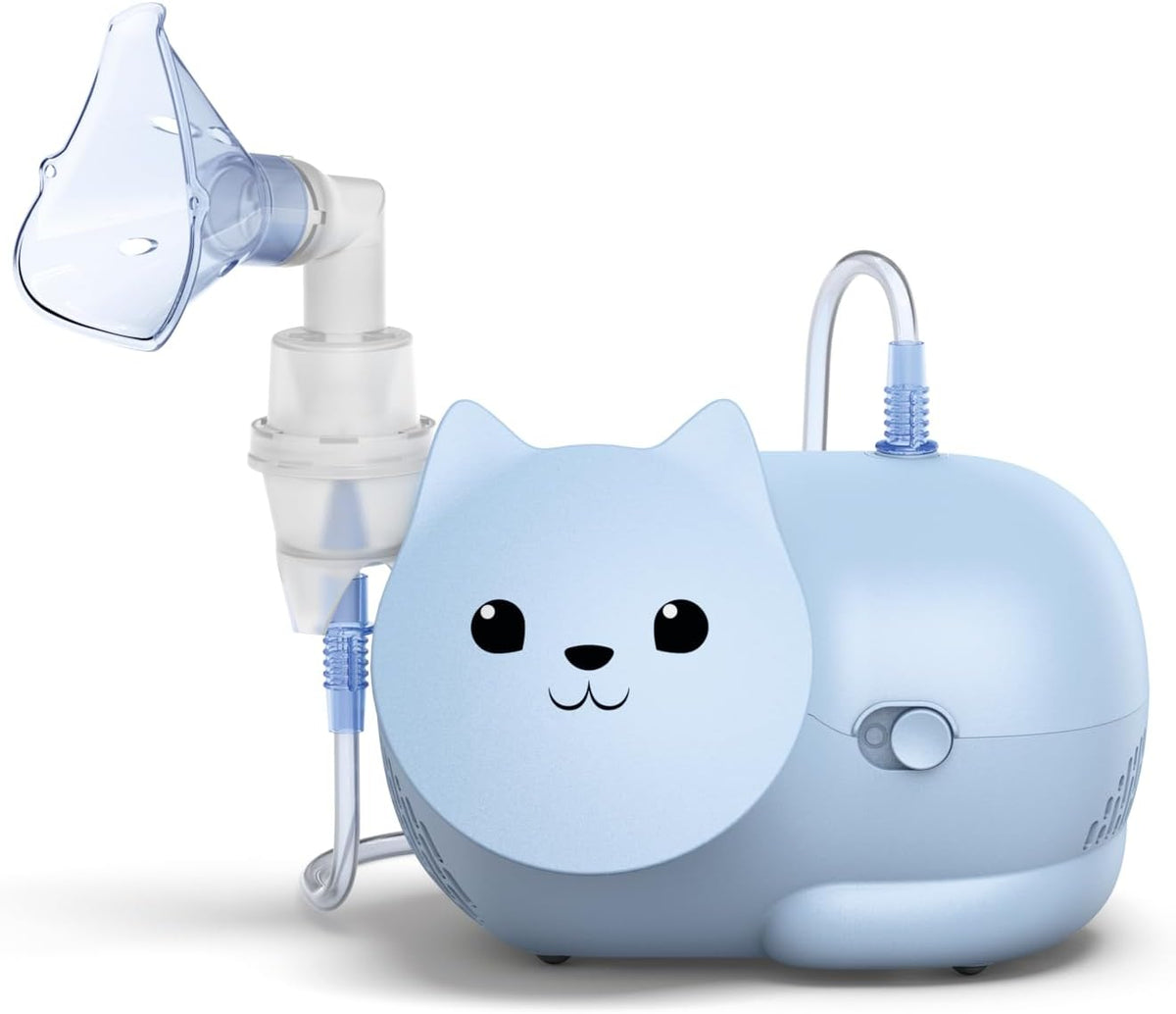 Wlewarki elektryczne i nebulizatory OMRON – Niebieski, kompresor, astma, zapalenie oskrzeli – Jasnoniebieski