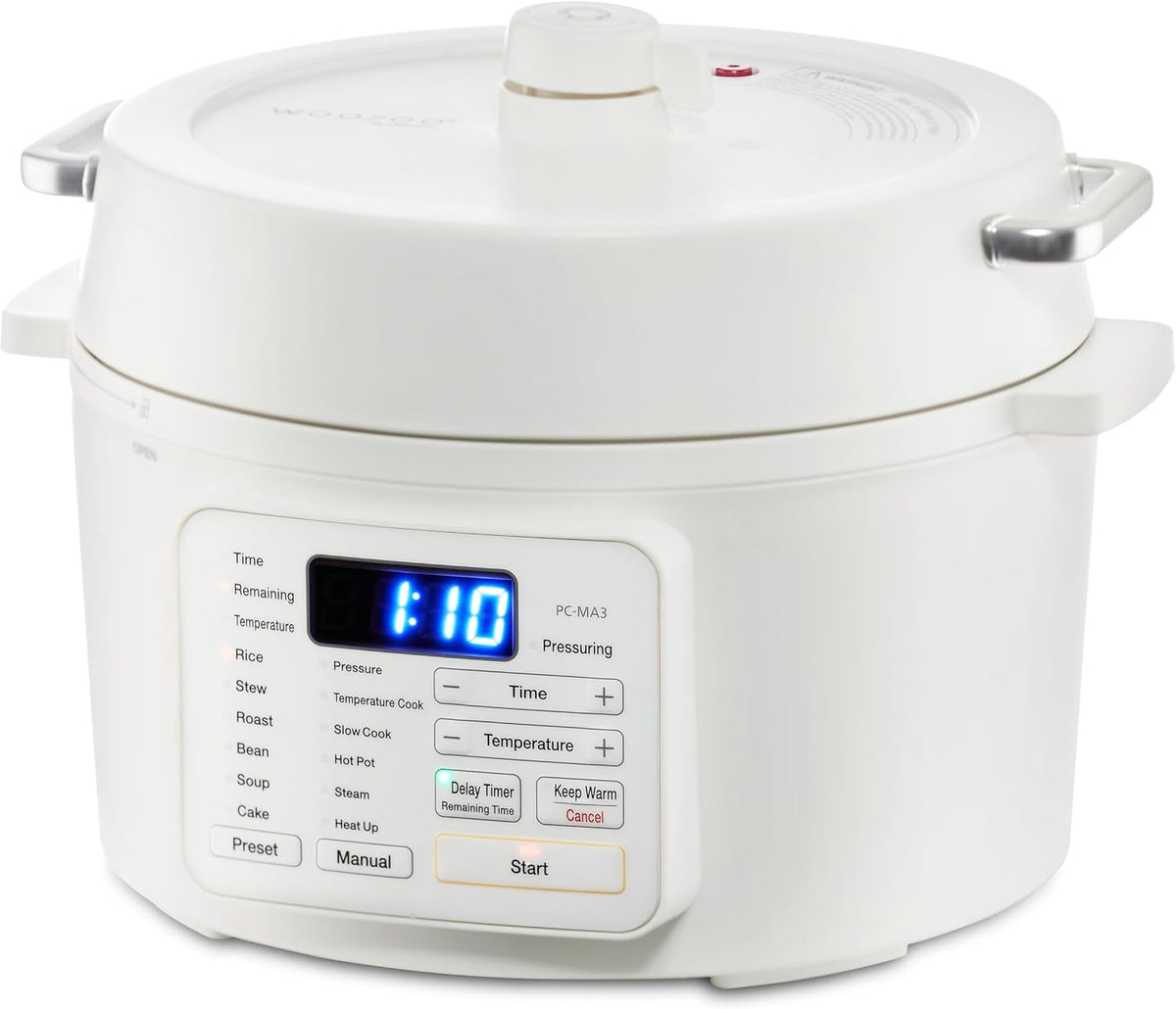 Iris Ohyama Kuchenki wielofunkcyjne, MA3, Czarny – Grzejnik mocy 12- in-1 PC- MA3, para wodna, 2 strefy temperaturowe, 6 trybów ręcznych
