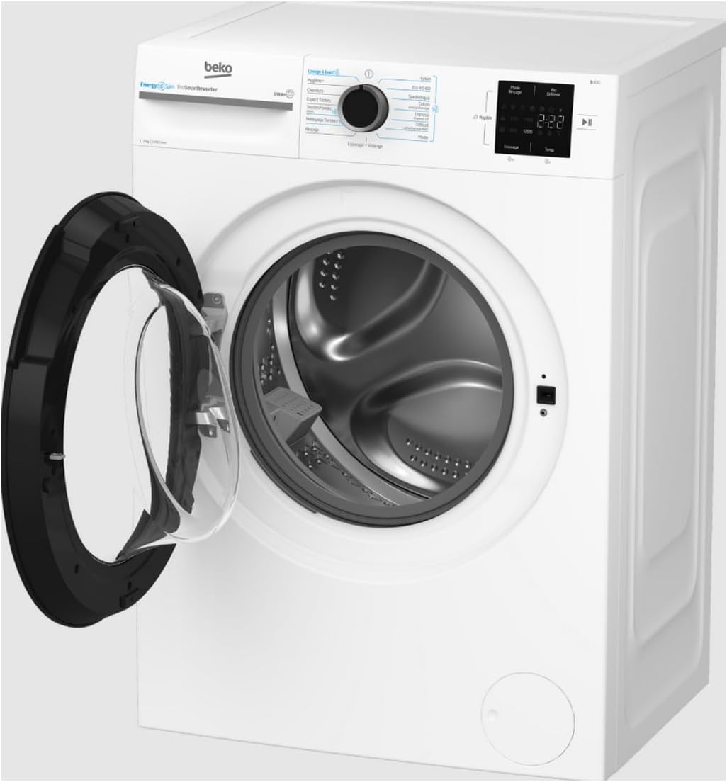Pralka Beko – BM3WFU47411B, Czarny, model BM3WFU47411B