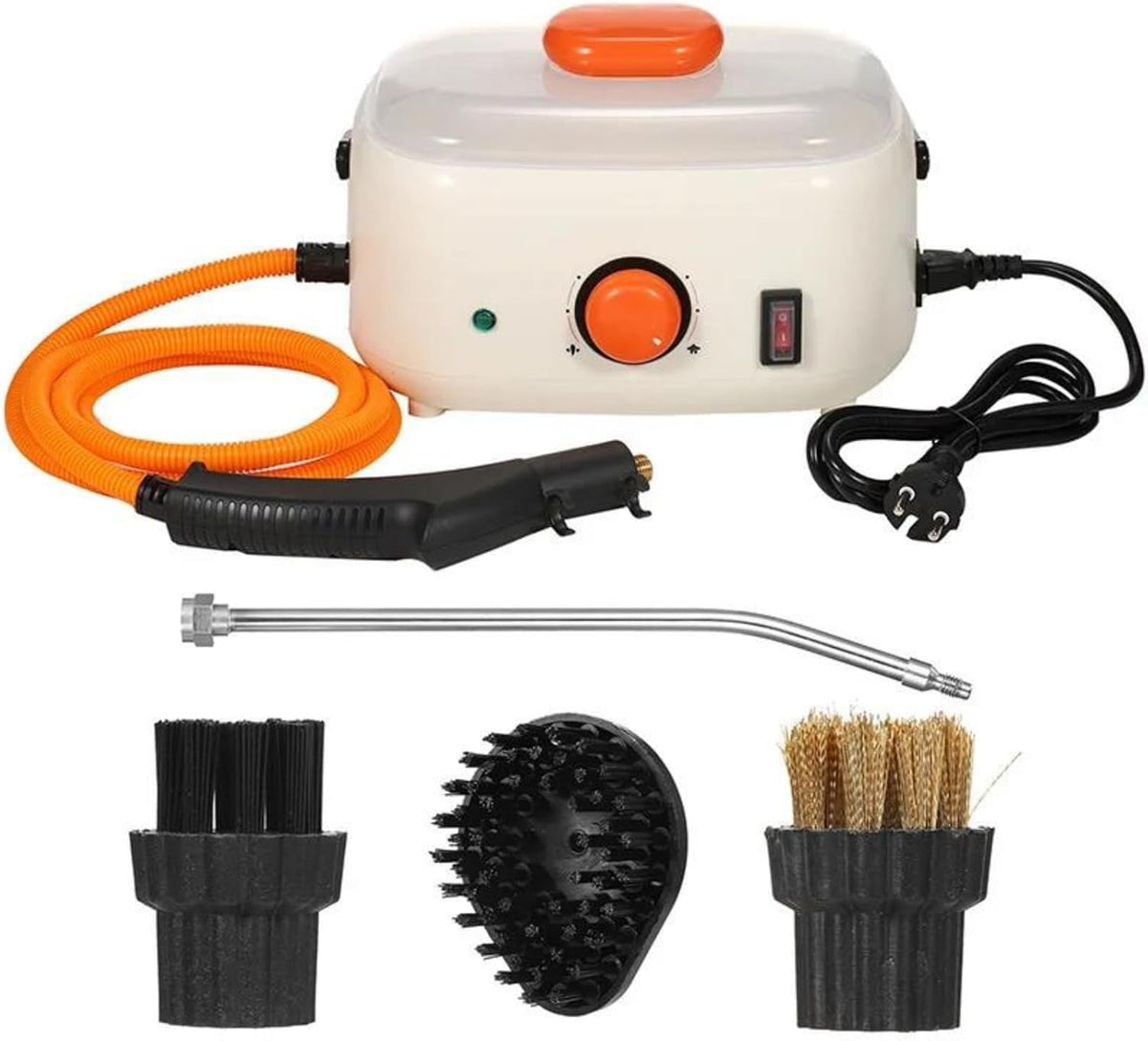 LLNWYGEB Myjka parowa, 220 V, 2500 W – 901 ml, Czarny / Srebrny, okap kuchenny, przenośny