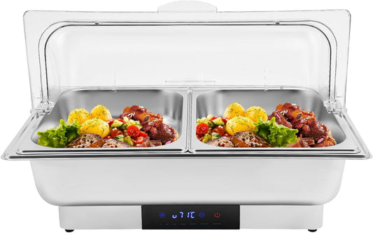 Płyta grzewcza DDZcozy, 9 l, 220 V – 30 kg, Srebrny, stal nierdzewna, Bufet – restauracja i strona