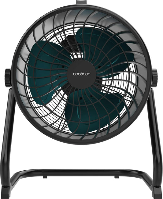 Cecotec Grill – 150 W, Biały, metal, Wentylator – Przepływ powietrza 4800 m3 / h, przemysł, 3 prędkości, Zintegrowana siatka ochronna