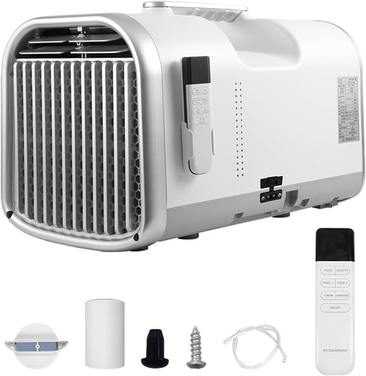 HUINGTON Klimatyzator przenośny, klimatyzator mobilny – 5100 BTU, 10 m, 42 dB, Biały – Klimatyzator, przenośne, plener, kemping – 4400 / 5100 BTU