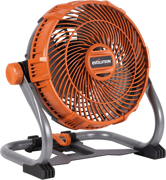 Evolution Power Tools Wentylatory akumulatorów, R240FAN – 18 V, 240 mm, Biały, praca bezprzewodowa – Evolution moc Tools Wentylator
