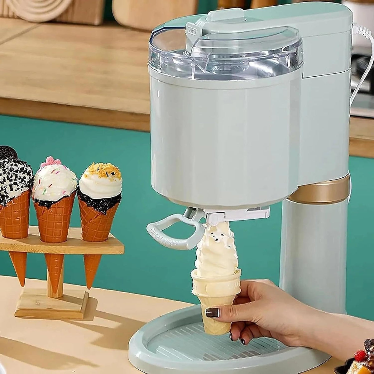 Kostkarka do lodu, maszyna do lodu, Czarny – Maszyna deserowa, i sorbet, dla La Maison