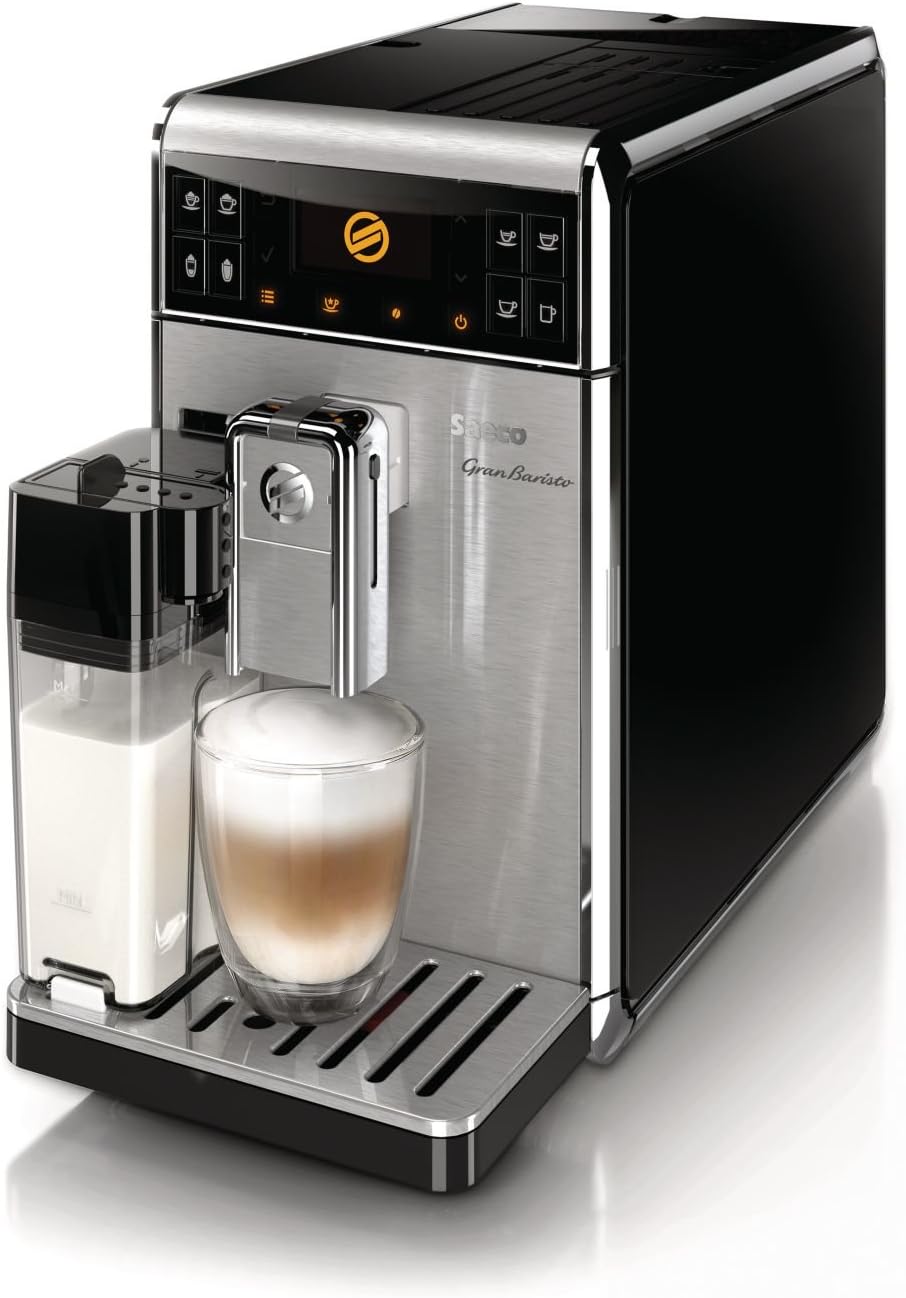 PHILIPS Ekspres do kawy, HD8965, Czarny, automatyczny – HD8965 / 01 maszyna, IPS slab, GranBaristo HD8965/01