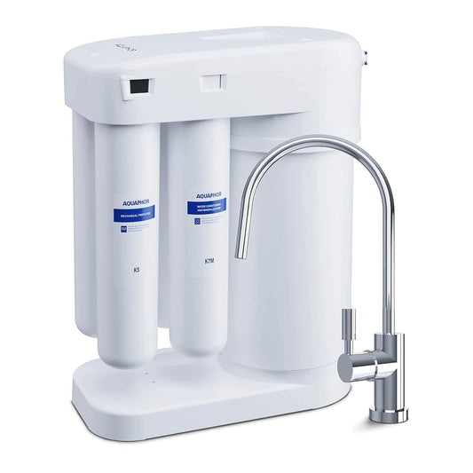 Filtr do wody AQUAPHOR, system filtracji wody, 101S – Czarny, metal