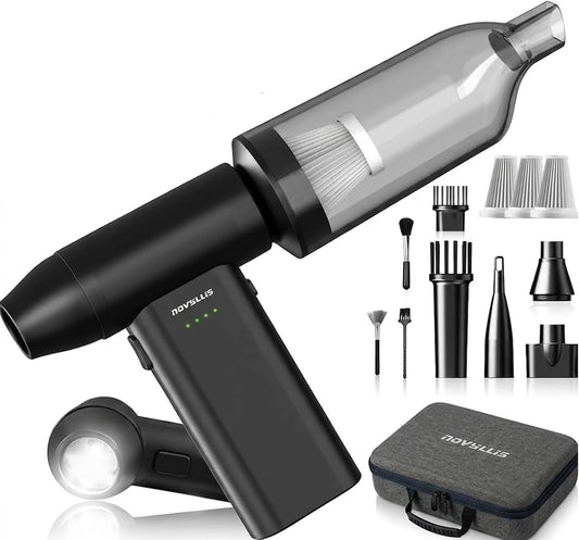 Grill Novyllis, Czarny, USB – Odkurzacz, przenośny, ssanie urządzenia elektrycznego