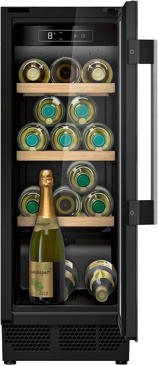 Chłodziarka do wina Neff – KU9202HF0, 82 x 30 cm, 58 l, 38 dB – Szary, oświetlenie LED