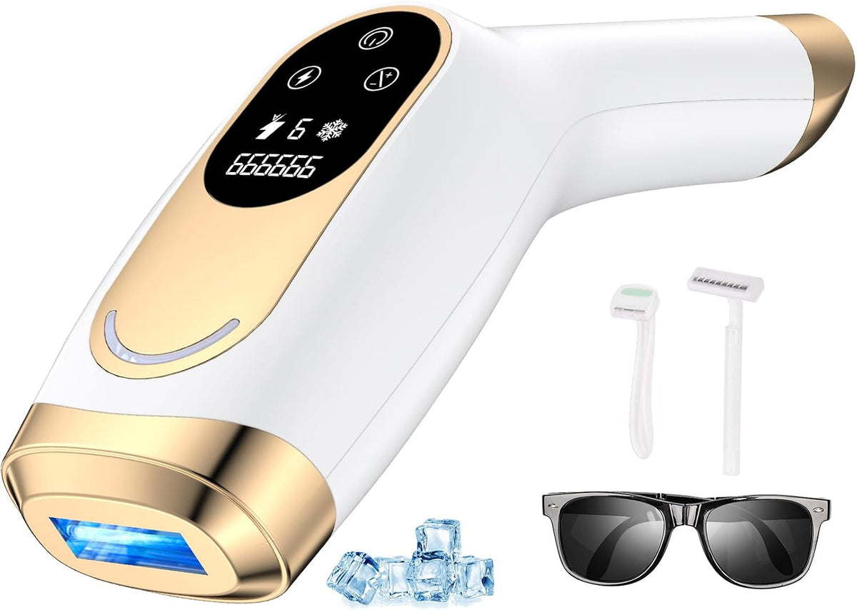 Depilatory IPL RWSRW – Czarny, depilator IPL, Elektryczne aparaty do usuwania włosów, usuwanie włosów – 9 poziomów