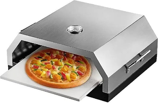 Maszyny do produkcji papieru lub tektury YZRDCXM – 6,5 kg, Srebrny, stal nierdzewna, Elektryczny piekarnik do pizzy – przenośny, ze stali nierdzewnej