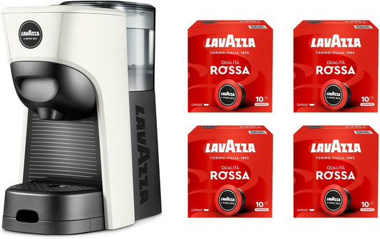 Lavazza Kapsułki i kapsuły do kawy, 6 l, 1450 W – 240 V, Biały / Czerwony, Ekspresariusz, 60 Hz – biały