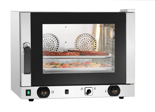 Piekarniki MBH - MAQUINARIA BAR HOSTELERÍA, 47,6 kg, 700 mm, Czarny / Srebrny – oświetlenie LED, funkcja grilla, Piec elektryczny