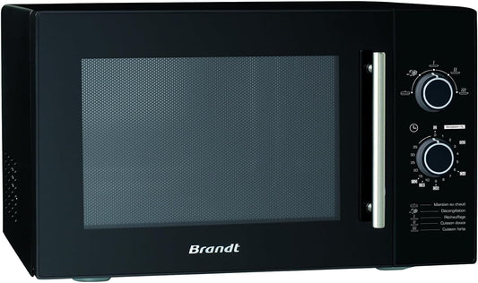 Kuchenka mikrofalowa Brandt, SM2602B – 26 L, 900 W, 32 cm, Czarny – timer, Jednofunkcyjna SM2602B - 26L - 900W - Czarna