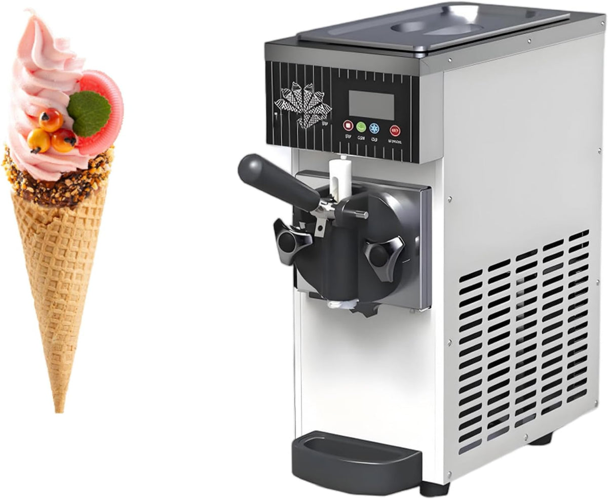 Kostkarka do lodu PweKzxt – maszyna do lodu, 5 kg, 450 W, 3.5 l – Biały, lodu i sorbetu, profesjonalny, do swojego Białego Domu Deserts
