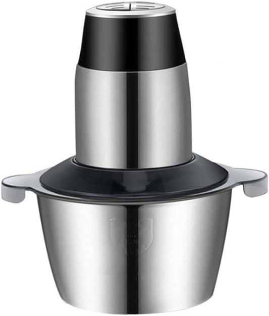 Miniroboty i śmigłowce SMSOM, 2 l – 300 W, 220 V, Srebrny, funkcja grilla – Chopper żywności