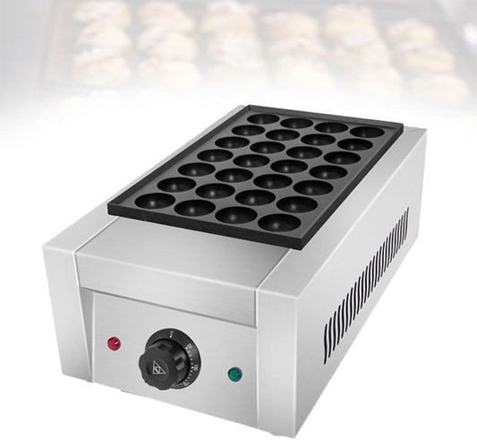 Gofrownica i opiekacz WCXTY – 200 x 330 mm, 220 V, 2000 W, Czarny – stal nierdzewna, gofrownica / opiekacz, Pofertjes Maszyna, Mini Maszyna