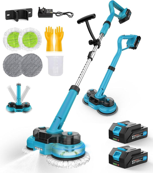 Myjka parowa Yospinber, 2.0 Ah – 300 ML, 20 m, Czarny, oświetlenie LED – praca bezprzewodowa, 2.0Ah Czyściciel, duży zbiornik, bezprzewodowy