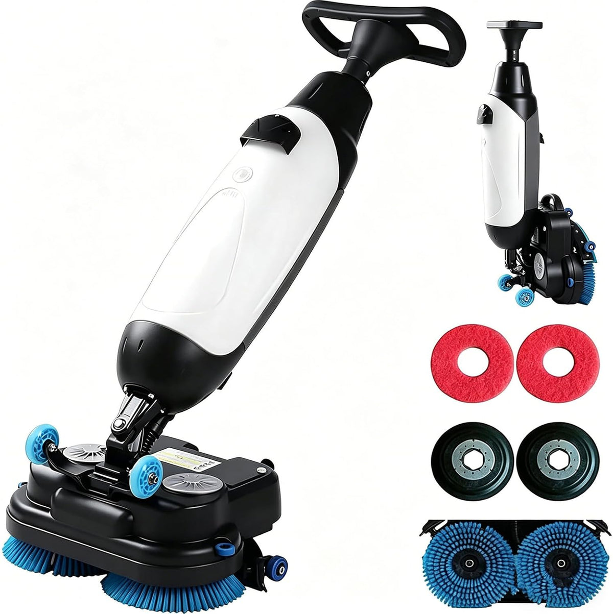 Pralka WYBYYDS – 36 V, 43 cm, 5 l, Biały – praca bezprzewodowa, Samonośna zmywarka, 10 000 mAh, szerokość prania 43 cm