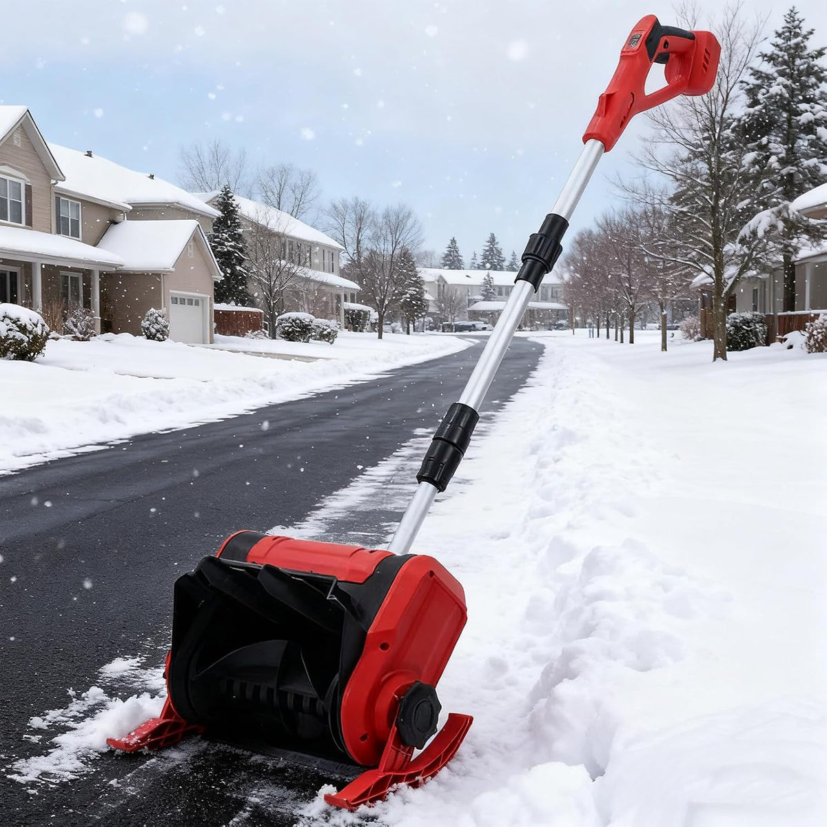 Odśnieżarka ORIDLECTAL, maszyna do odśnieżania, 20 V – 32 cm, 4.0 Ah, Czarny, praca bezprzewodowa – ION 20 V Bateria, maszyna do usuwania śniegu