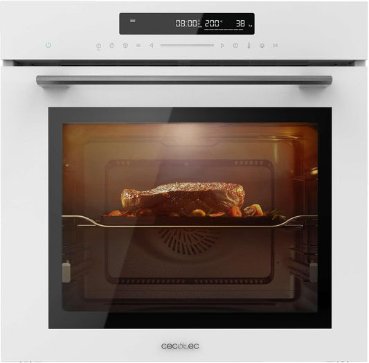 Cecotec Piece konwekcyjne, SM406000 – 60 cm, 2900 W, 72 L, Biały – timer, funkcja grilla