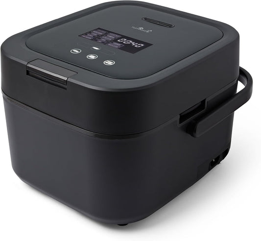 Yum Asia Ryżowar, 240 V, 54 l – 3 mm, Szary, Elektryczny grzejnik 220- 240 V, 7 programów – 7 funkcji gotowania ryżu, 5 funkcji wielofunkcyjnych