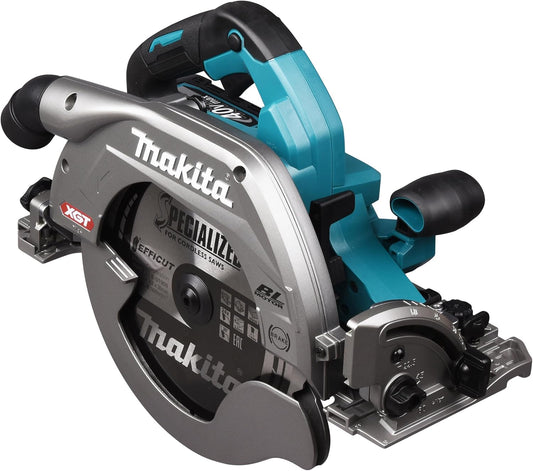 Piły okrągłe Makita – HS009GZ, 40 V, 235 mm, Czarny/Srebrny/Niebieski – Bluetooth, praca bezprzewodowa