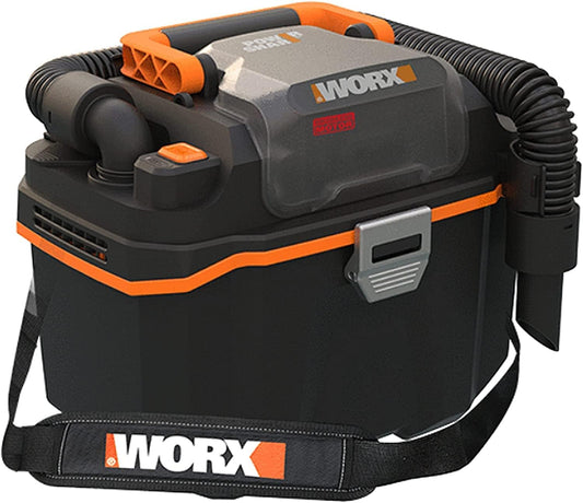 Odkurzacz do pracy na mokro i sucho WORX – WX031.9, 20 V, 16 kPa, 8 litrów – Czarny/Pomarańczowy