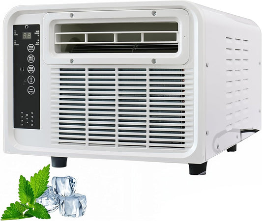 Klimatyzator przenośny, klimatyzator mobilny – 280 W, 3 m, 100 g, Czarny – Dotykanie, Kemping, Ogrzewanie i osuszanie, Prędkość wiatru Regulowana