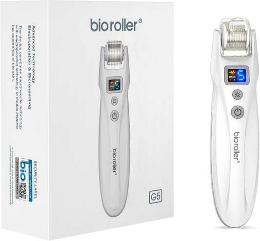 Aparatura do tonizowania twarzy Ainael, Czarny, Zestaw do mikroneedlingu, 2 wkłady – G5 Microneeedling Roller Pen