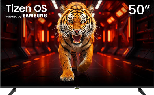 Telewizor Smart TV KIANO, DVB-T2/C/S2 – 50 cali, 8 W, Czarny, USB – Wi-Fi, telewizor, Samsung Elegance Smart TV, 3 HDMI – 4K UHD, Tizen OS