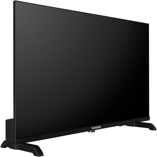 TELEFUNKEN Telewizor Smart TV, TE24900B53I2D, 24 cale, 2,5 W – Czarny, oświetlenie LED, USB, timer – 24 cale (61 cm), DVB-T2/C/S2