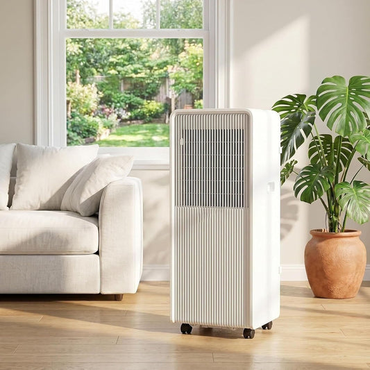 Klimatyzator przenośny GIOFEOIK – klimatyzator mobilny, 75 m, 10000 Btu, Biały – Klimatyzator, przenośna, Wieża oscylacyjna dla dużych pokoi Do 75 m2