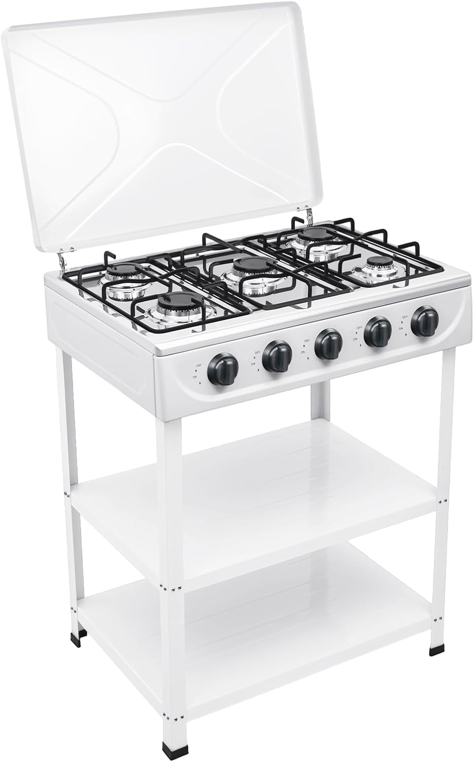 Płyta grzewcza JINYOX – 64 × 44,5 × 16,5 cm, 2,5 kW, Biały, metal – funkcja grilla, Naczynia kuchenne z piekarnikiem, przenośne, na zewnątrz