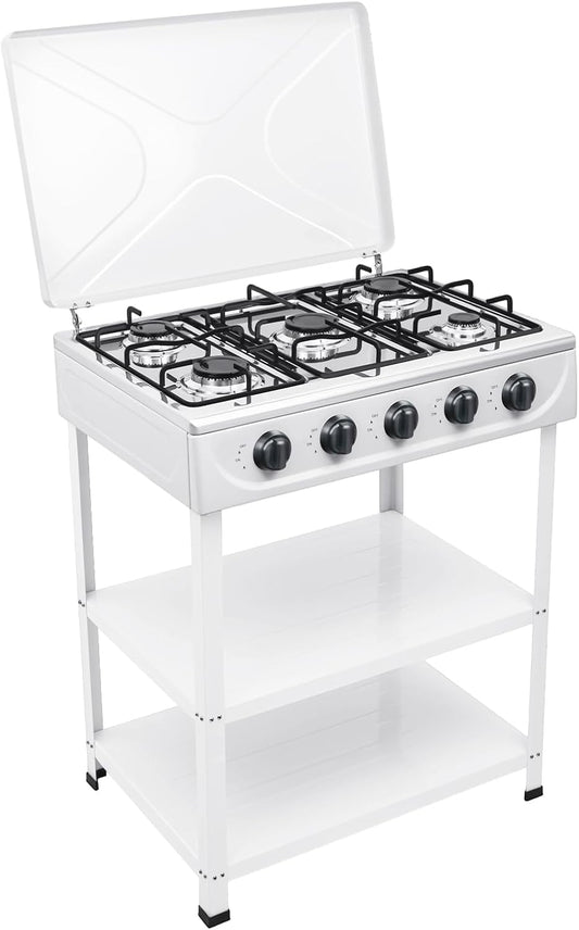 Płyta grzewcza JINYOX – 64 × 44,5 × 16,5 cm, 2,5 kW, Biały, metal – funkcja grilla, Naczynia kuchenne z piekarnikiem, przenośne, na zewnątrz