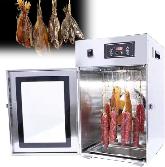 Suszarka do żywności ZXINXIN, 800 W – 110 V, 550 mm, Czarny, stal nierdzewna – Suszarka, odwodniona żywność, dotyk, licznik – profesjonalny