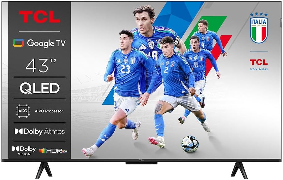 Telewizor Smart TV TCL, 43P79K – Czarny, oświetlenie LED, telewizor, 43P79K Smart TV – 43 ' 43P79K LED TV