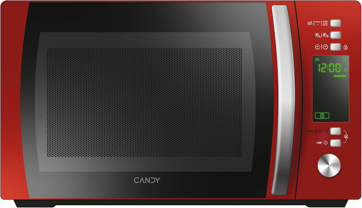 Grill CANDY, 20 l – 700 W, 24.5 cm, Czerwony, Cmxg20Dr kuchenka mikrofalowa – 40 programów