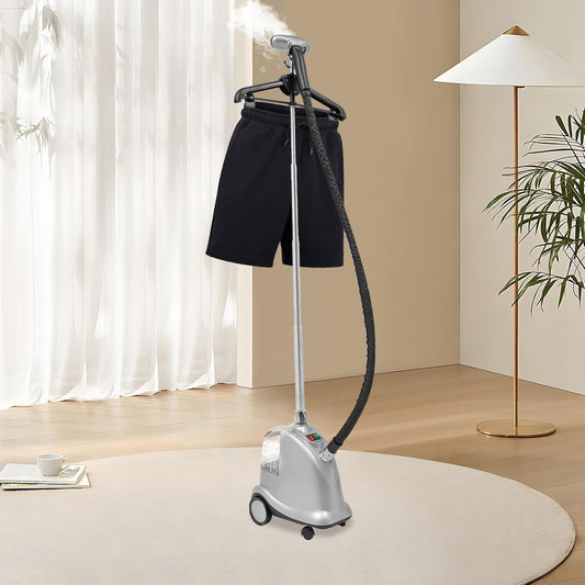 Prasy do prasowania parowego LOYEMAADE, 3 l, 2200 W – 75 m, Czarny, regulowana wysokość, prasa – prasa do prasowania parowego, duży zbiornik