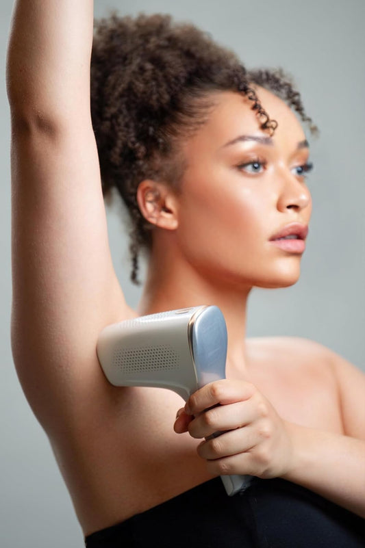 Pilatory i akcesoria Bodylumi – Czarny, oświetlenie LED, aparatura do usuwania włosów IPL, urządzenie do usuwania włosów – czujnik