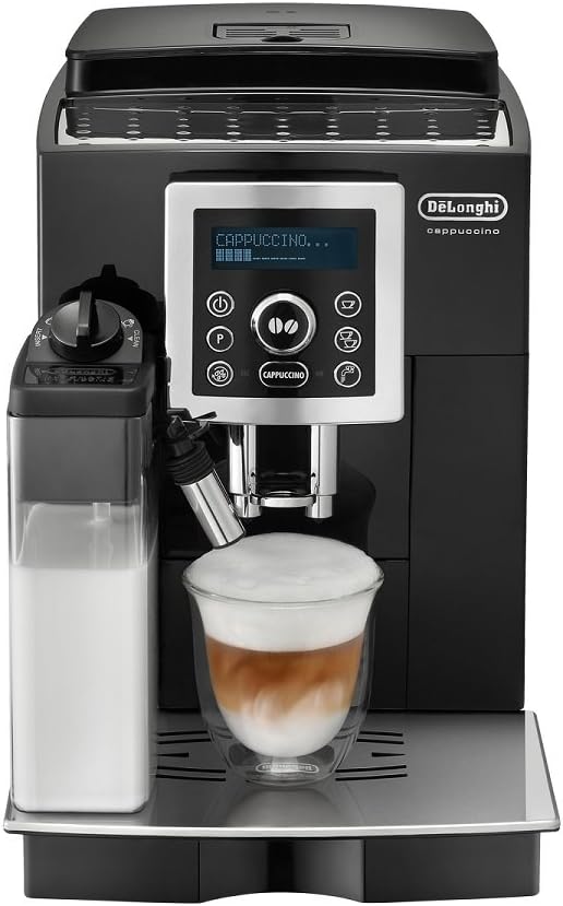 De'Longhi Ekspres do kawy, ECAM23.460.B, 1,8 l, 1450 W – Czarny, automatyczny, De 'Longhi ECAM23.460.B Mchnienie mleka, emulgator mleka
