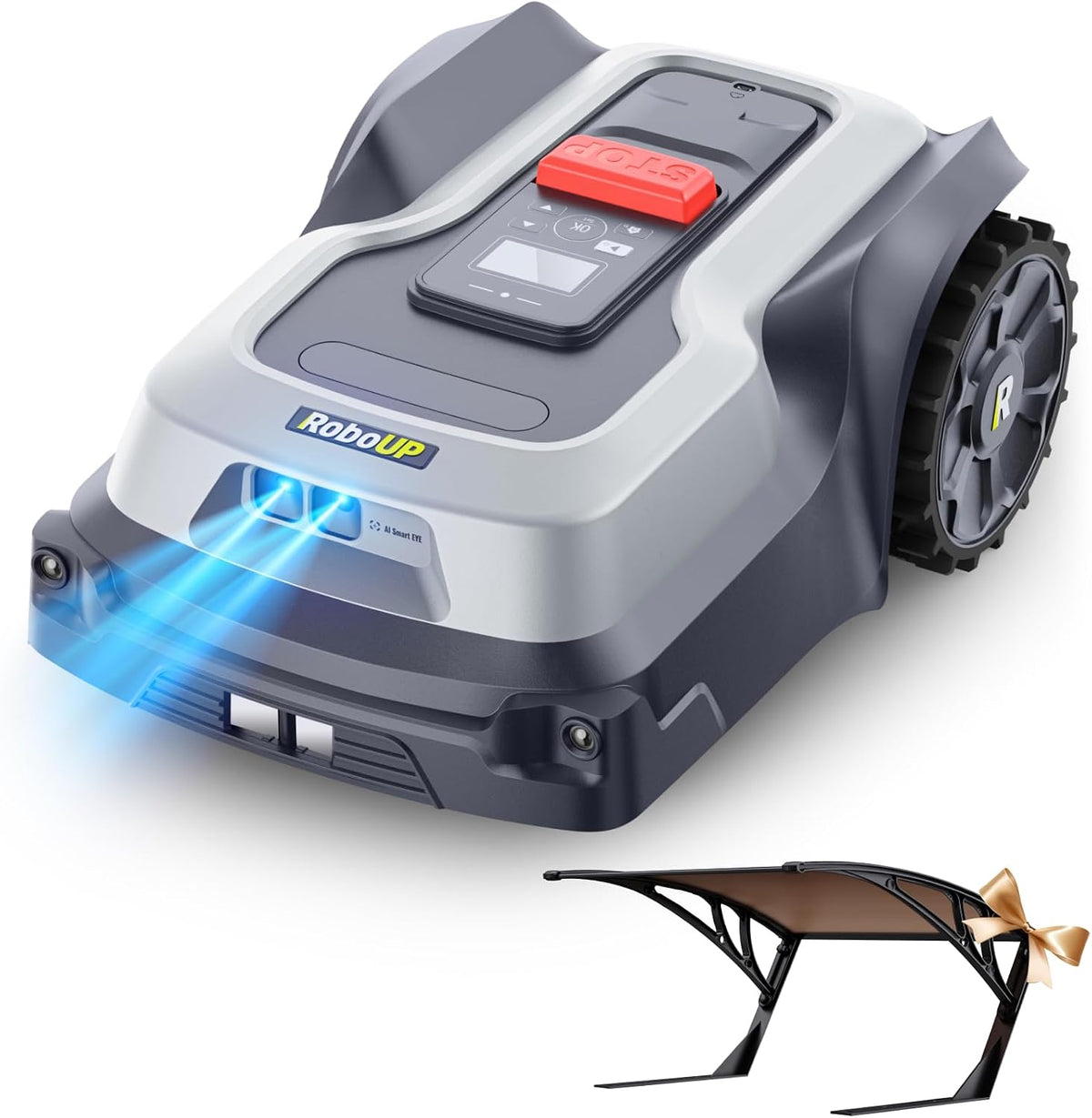 Kosiarki do robotyzmu RoboUP – 1500 m, Czarny, praca bezprzewodowa, T1200Pro Robot – Robot Bezprzewodowy Kosiarka Urządzenie -1500 m2